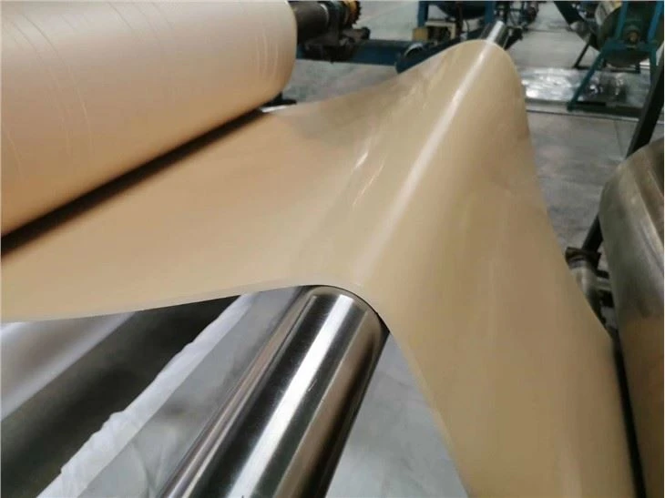 Tan Pure Gum Rubber Sheet