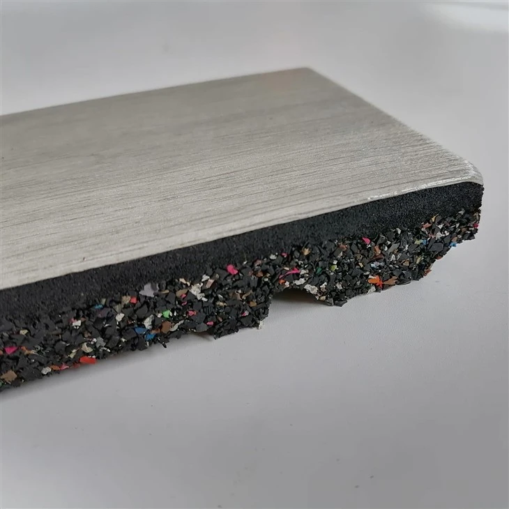 PVC Surface Layer Rubber Floor Tile