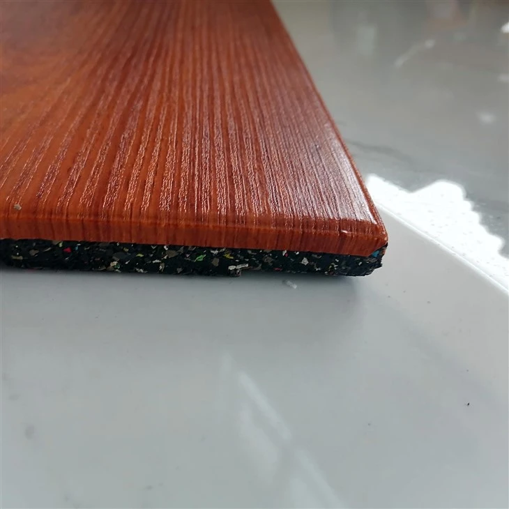 PVC Surface Layer Rubber Floor Tile