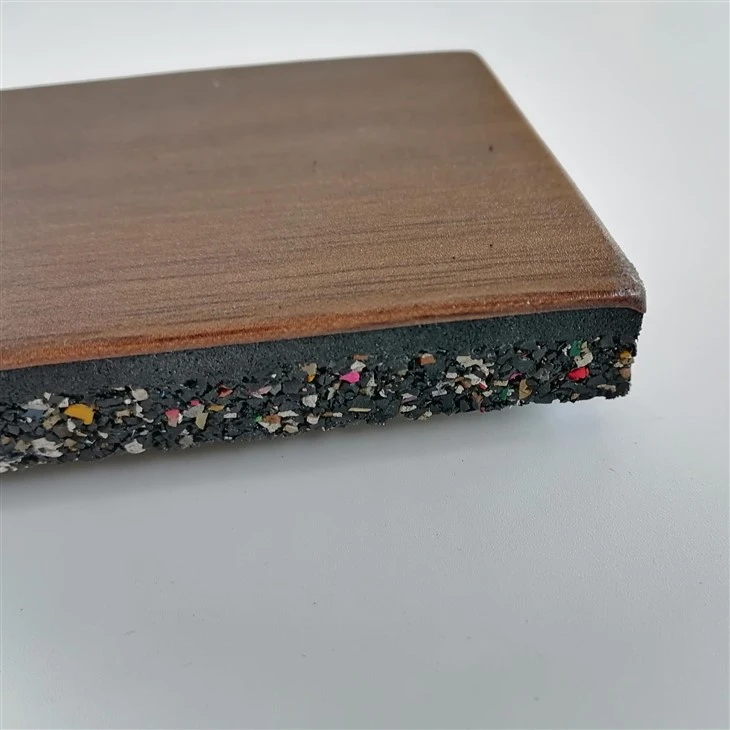 PVC Surface Layer Rubber Floor Tile